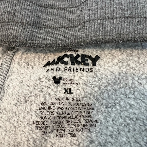 Mickey and Friends gray sweatpants size XL - Picture 4 of 4